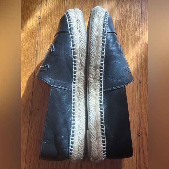 Chanel Lambskin Espadrilles 38 Black - Picture 6 of 13